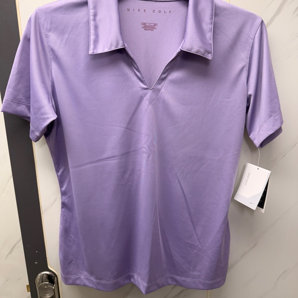 Nike NWT Women's Purple Polo Golf Shirt